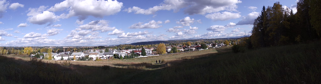 View from Ginter’s Meadow toward Prince George